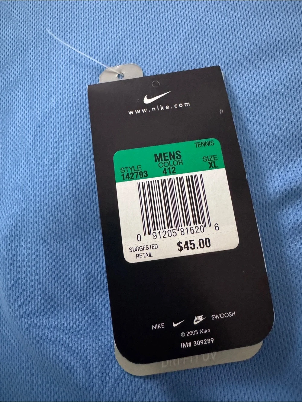 Nike Tennis men's shirt. NWT* size XL